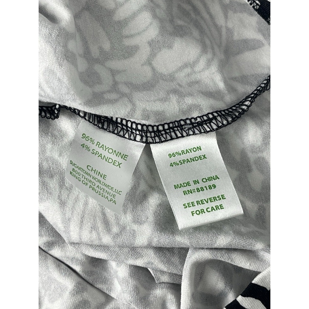 Lilly Pulitzer Calla Romper Large Onyx Home Slice Black White Pineapple NWT - Picture 12 of 13